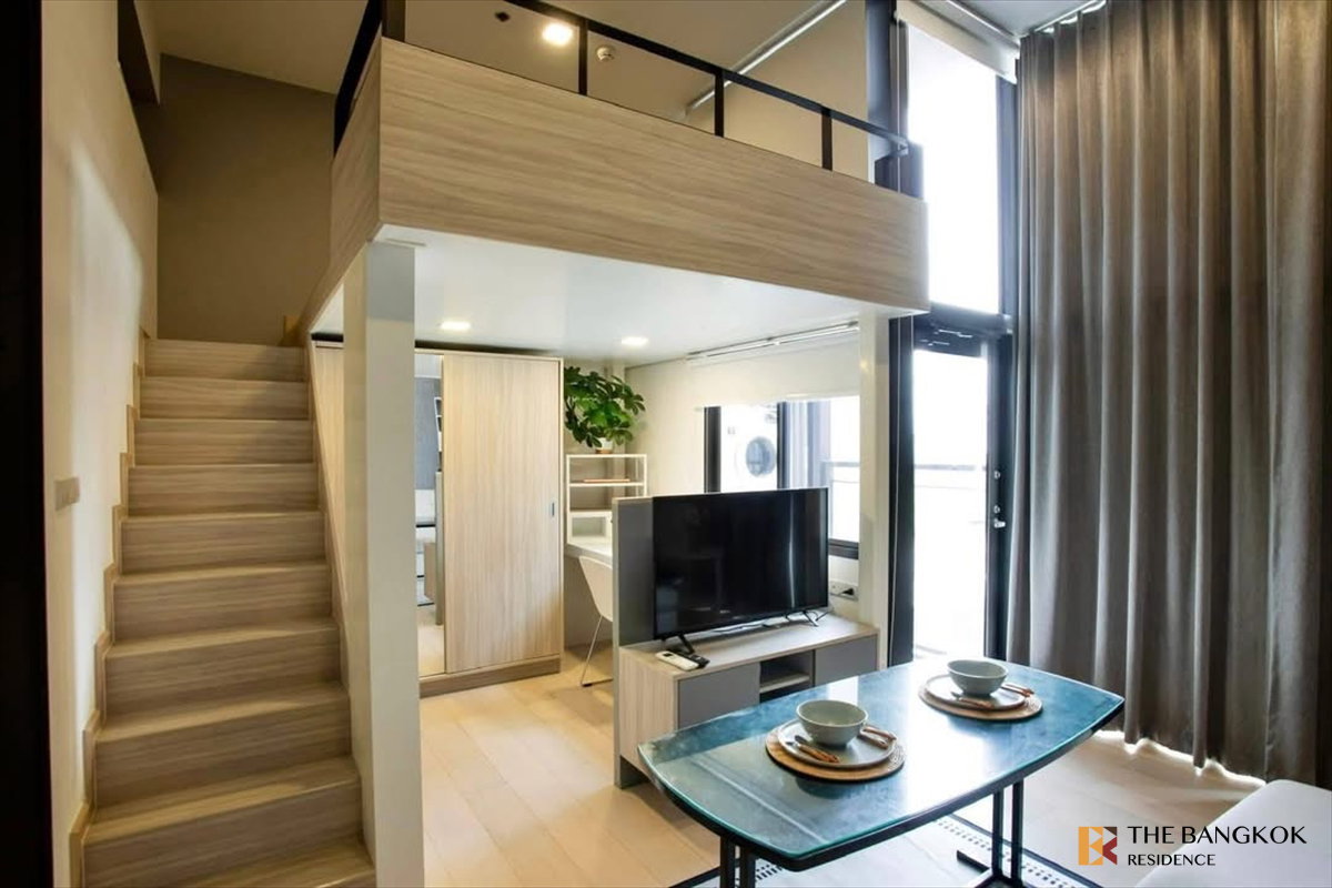 รูป 💎Chewathai Residence Asoke ห้อง Loft เพดานสูง 1 ห้องนอน ใกล้ MRT พระราม 9 ราคาคุ้มค่า ✨ - รูปที่ 2/5