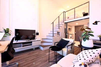 ขายคอนโด : ✨ห้องตกแต่งครบ วิวดี ✨ ทำเล New CBD, KnightsBridge Space Rama 9 ใกล้ MRT พระราม 9