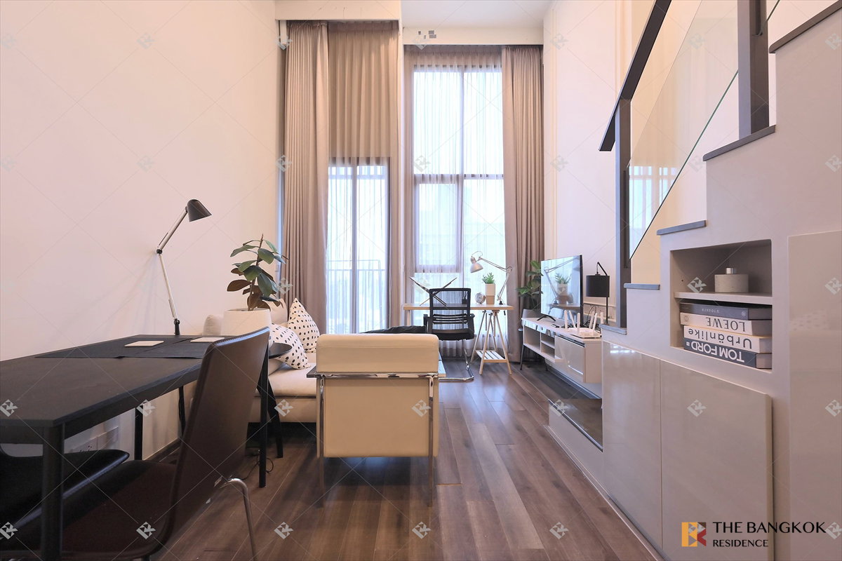 รูป ✨ห้องตกแต่งครบ วิวดี ✨ ทำเล New CBD, KnightsBridge Space Rama 9 ใกล้ MRT พระราม 9 - รูปที่ 3/12