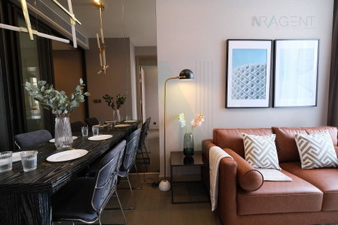 For rent, The Esse at Singha Complex, 1 bedroom, 35th floor, near ARL Makkasan.