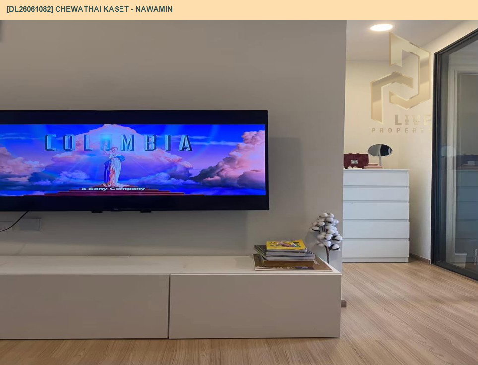 รูป DL26061082 ให้เช่าคอนโด ชีวาทัย เกษตร - นวมินทร์ (Chewathai Kaset - Nawamin) ใกล้ - พร้อมเข้าอยู่ โทรด่วน 0653619502 LineID @952jdxxk - รูปที่ 5/10