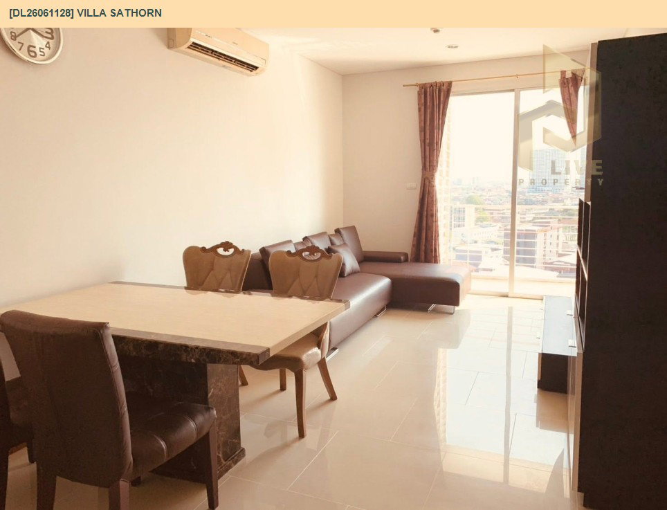 รูป DL26061128 ให้เช่าคอนโด วิลล่า สาทร (Villa Sathorn) ใกล้ BTS กรุงธนบุรี พร้อมเข้าอยู่ โทรด่วน 0653619502 LineID @952jdxxk - รูปที่ 4/6
