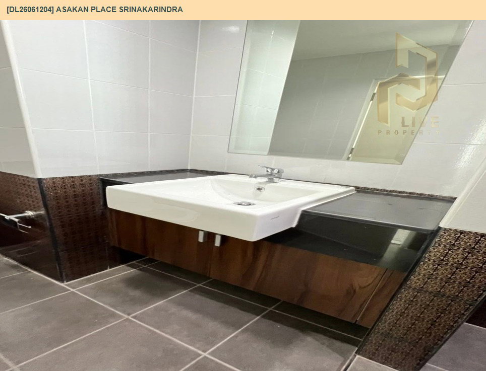 รูป DL26061204 ให้เช่าคอนโด อัสสกาญจน์ เพลส ศรีนครินทร์ (Asakan Place Srinakarindra) ใกล้ ARL หัวหมาก พร้อมเข้าอยู่ โทรด่วน 0614453194 LineID @952jdxxk - รูปที่ 6/6