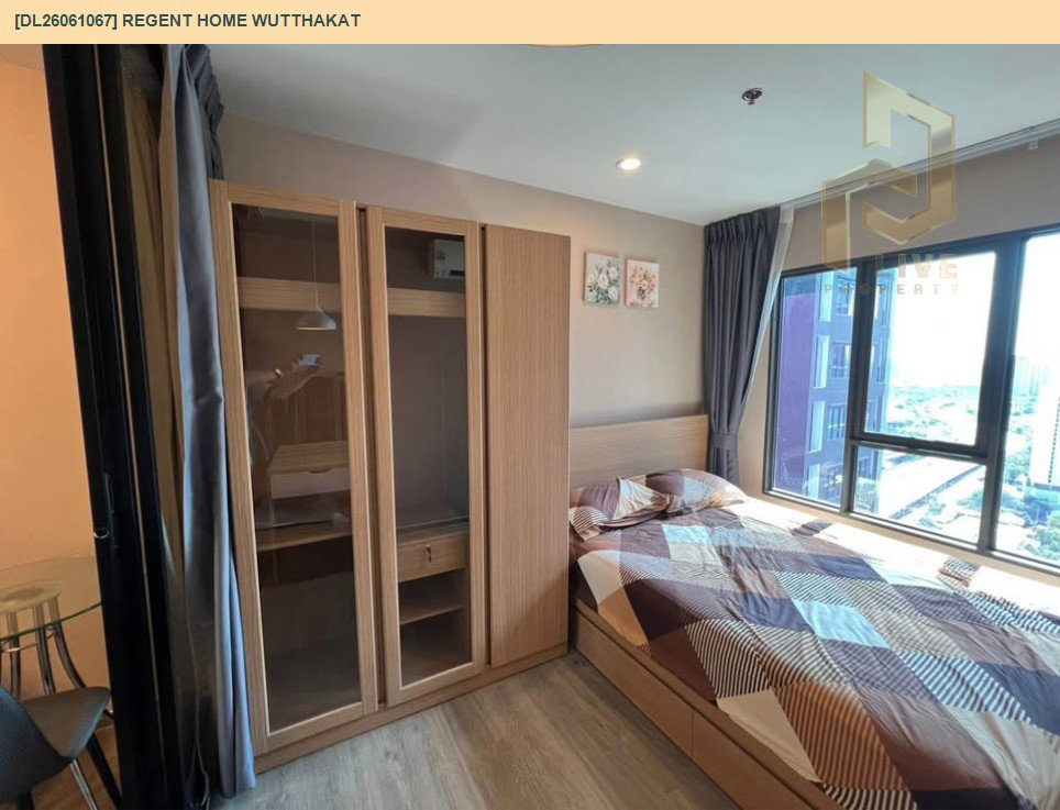รูป DL26061067 ให้เช่าคอนโด  รีเจ้นท์ โฮม วุฒากาศ (Regent Home Wutthakat) ใกล้ BTS วุฒากาศ พร้อมเข้าอยู่ โทรด่วน 0653619502 LineID @952jdxxk - รูปที่ 4/11