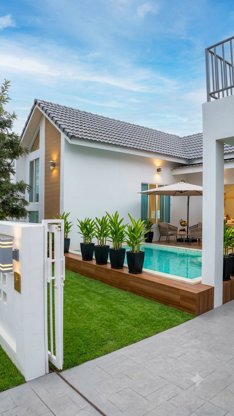 Pool villa (กาดฝรั่ง) ทำเลดี สะดวกสบาย