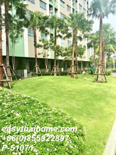 รูป P-51071 — ให้เช่าคอนโด ชั้น 11 อาคาร A Lumpini Place Srinakarin - Huamak Station ใกล้ Airport Link หัวหมาก 085-592-2897 Line: @easythaihome - รูปที่ 13/23