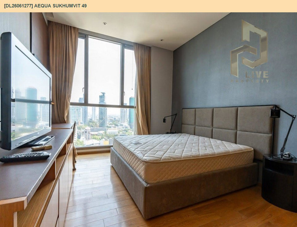 รูป DL26061277 ให้เช่าคอนโด เอควา สุขมวิท 49 (Aequa Sukhumvit 49) ใกล้ BTS ทองหล่อ พร้อมเข้าอยู่ โทรด่วน 0638692663 LineID @952jdxxk - รูปที่ 16/17