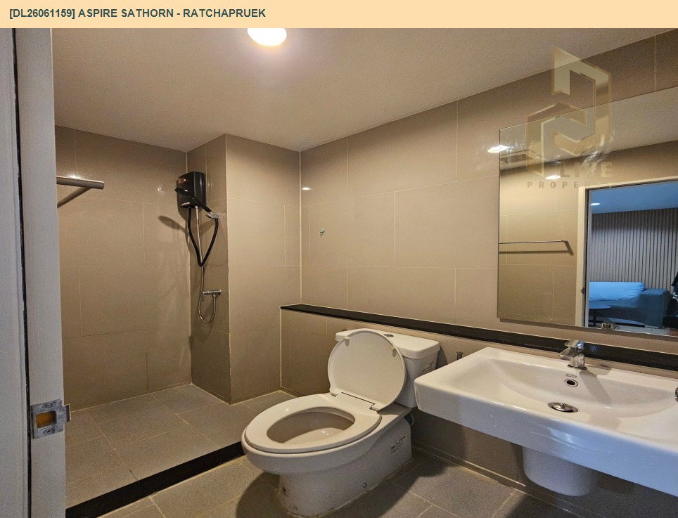 รูป DL26061159 ขายคอนโด แอสปาย สาทร - ราชพฤกษ์ (Aspire Sathorn - Ratchapruek) ใกล้ BTS บางหว้า พร้อมเข้าอยู่ โทรด่วน 0614453194 LineID @952jdxxk - รูปที่ 8/11