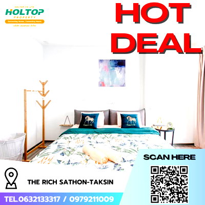 Condos for sale : #R9891 🎉 Condo for Sale: The Rich Sathon-Taksin