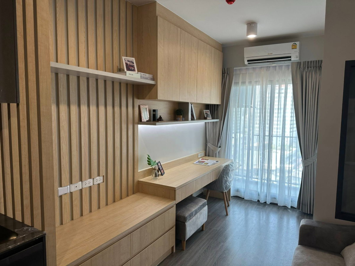 รูป Ideo Chula Samyan【𝐑𝐄𝐍𝐓】🔥 ห้องสวย อบอุ่น ตกแต่งสไตล์มูจิ ส่วนกลางครบครัน  เดินทางสะดวกใกล้ MRT สามย่าน🔥 ติดต่อไลน์ไอดี: @hacondo - รูปที่ 3/8