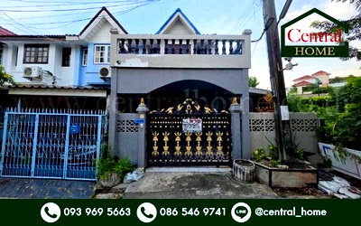 ทาวน์โฮม กรุงเทพมหานคร : ทาวน์เฮ้าส์ 2 ชั้น พื้นที่ 21.3 ตรว. สุขุมวิท 77 (อ่อนนุช 59/1) หลังริม ทำเลดี ราคาถูกมาก