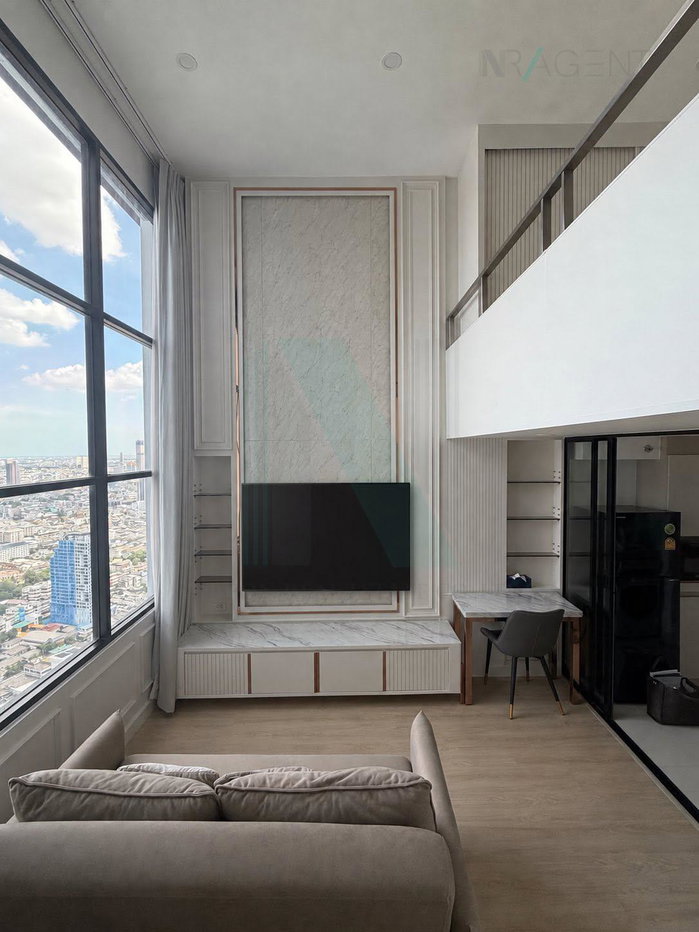 รูป ให้เช่าคอนโด ไนท์บริดจ์ ไพร์ม สาทร อาคาร 1 ชั้น 42 Duplex ขนาด 37 ตรม ใกล้ Empire Tower - รูปที่ 1/8