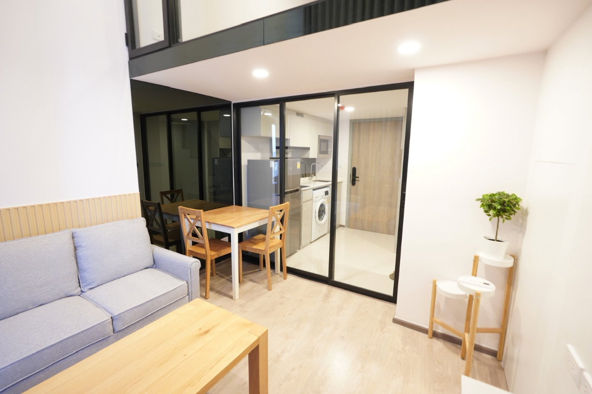 รูป 🔥 ให้เช่า คอนโด 1 Bedroom Duo Space 🔥  ใจกลางห้วยขวาง I Soho Bangkok Ratchada✨  - รูปที่ 5/17