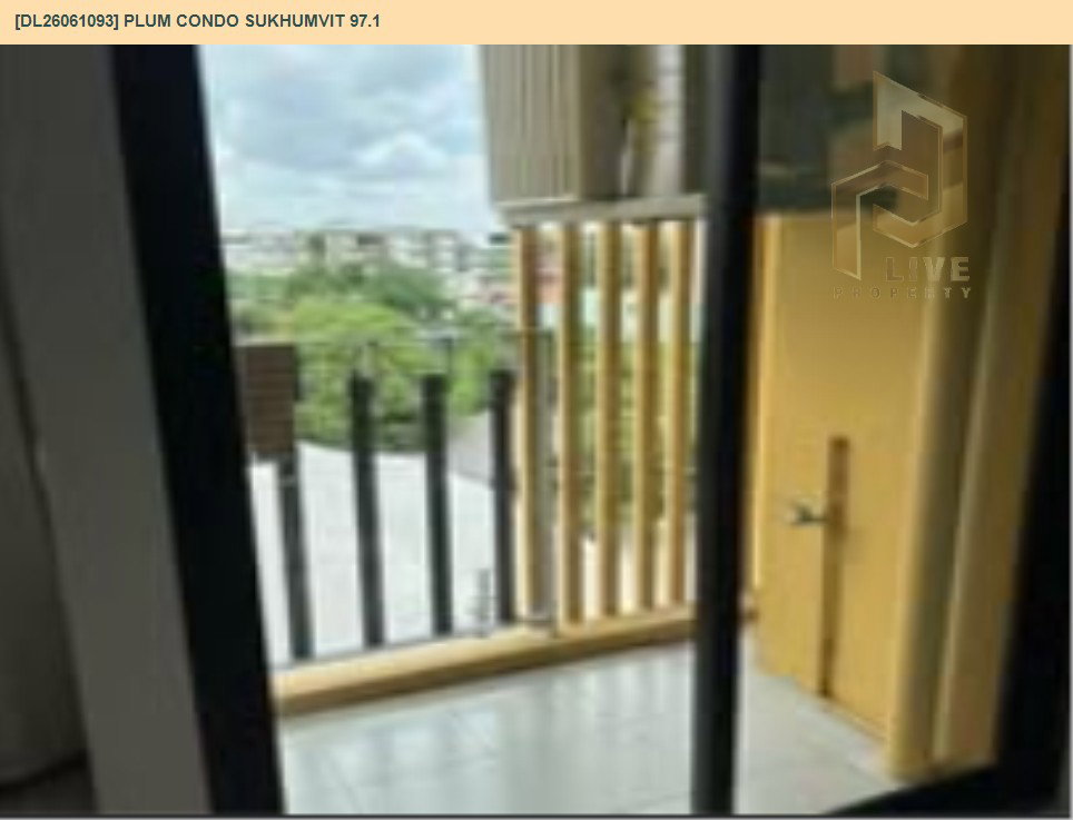 รูป DL26061093 ให้เช่าคอนโด พลัม คอนโด สุขุมวิท 97.1 (Plum Condo Sukhumvit 97.1) ใกล้ BTS บางจาก พร้อมเข้าอยู่ โทรด่วน 0638692663 LineID @952jdxxk - รูปที่ 8/10