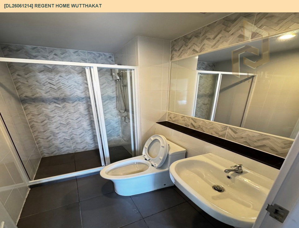 รูป DL26061214 ให้เช่าคอนโด  รีเจ้นท์ โฮม วุฒากาศ (Regent Home Wutthakat) ใกล้ BTS วุฒากาศ พร้อมเข้าอยู่ โทรด่วน 0614453194 LineID @952jdxxk - รูปที่ 6/6