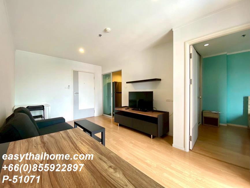 รูป P-51071 — ให้เช่าคอนโด ชั้น 11 อาคาร A Lumpini Place Srinakarin - Huamak Station ใกล้ Airport Link หัวหมาก 085-592-2897 Line: @easythaihome - รูปที่ 16/23