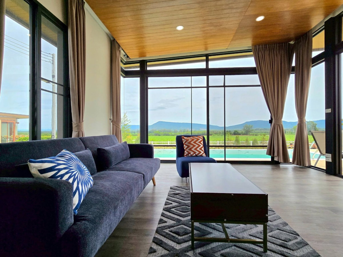 รูป ขายพูลวิลล่าเขาใหญ่ วิวพาโนรามา! บ้าน 2 หลังพร้อมสระส่วนตัว เหมาะทำ Airbnb ลงทุนคุ้ม เฟอร์ครบ เลี้ยงสัตว์ได้ 14.9 ลบ. - รูปที่ 14/18