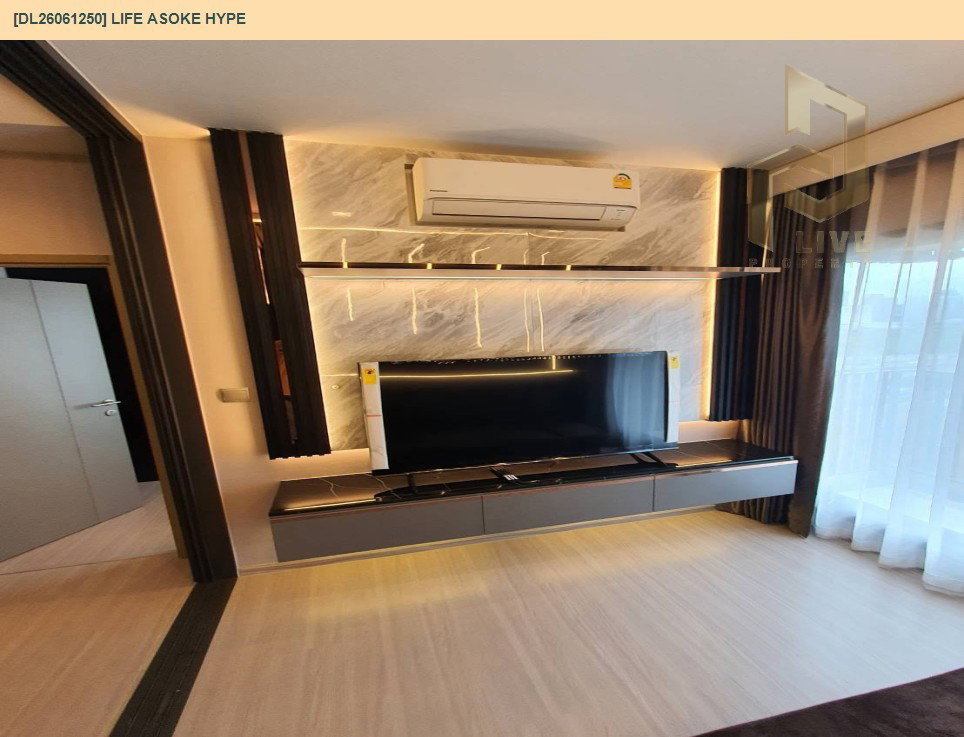 รูป DL26061250 ให้เช่าคอนโด ไลฟ์ อโศก ไฮป์ (Life Asoke Hype) ใกล้ MRT พระราม 9 พร้อมเข้าอยู่ โทรด่วน 0638692663 LineID @952jdxxk - รูปที่ 4/14