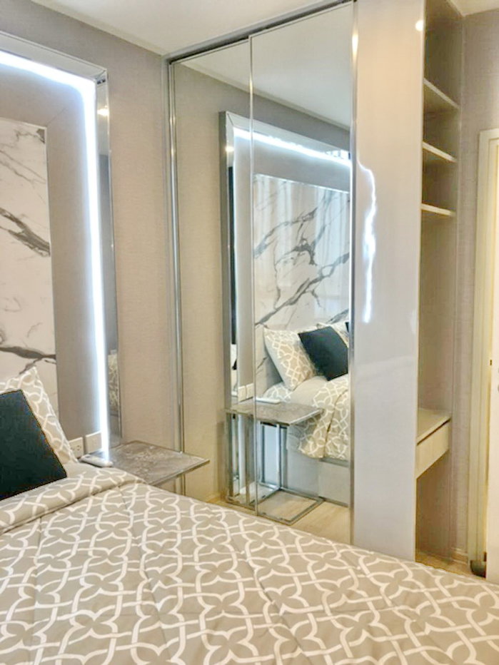 รูป 9806♛ให้เช่าคอนโด 1 ห้องนอน♙โนเบิล รีวอลฟ์ รัชดา 2♜ติดMRTศูนย์วัฒนธรรม∞099-5919653,065-9423251🜲Line@sureresidence - รูปที่ 6/7