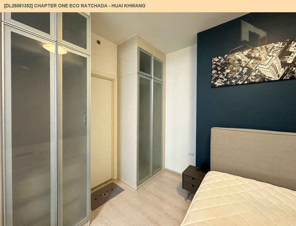 รูป DL26061352 ให้เช่าคอนโด แชปเตอร์ วัน อีโค รัชดา - ห้วยขวาง (Chapter One Eco Ratchada - Huai Khwang ) ใกล้ MRT ห้วยขวาง พร้อมเข้าอยู่ โทรด่วน 0638692663 LineID @952jdxxk - รูปที่ 6/8