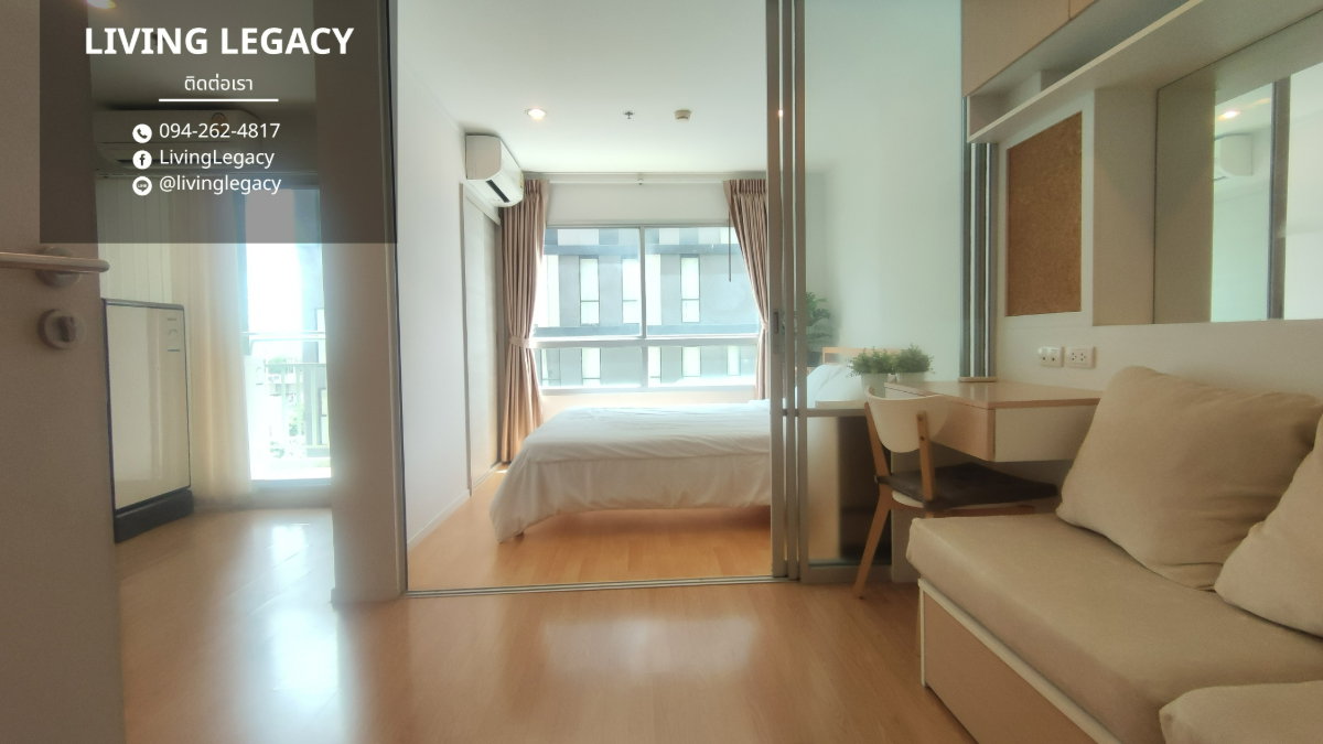รูป LT47ZSRC เช่าด่วน! คอนโด Lumpini Place Srinakarin 1 นอน 26 ตร.ม. ชั้น 7 เฟอร์นิเจอร์ครบ ใกล้ BTS/MRT 82 ม. 10,500 บาท/เดือน LINE: @livinglegacy - รูปที่ 3/10