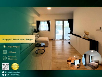 Houses for rent : UV01940 - Villaggio 3 Srinakarin - Bangna : MegaBangna
