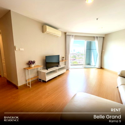 Condos for rent : Rental Condo 🌃 Belle Grand Rama 9, 2BR 69 sq.m. 33K 💫 Beautiful View Unit, Near MRT Rama 9 