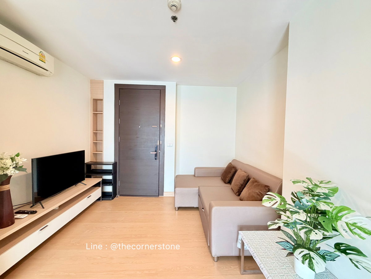 รูป พร้อมให้เช่า  🏙️ "𝐑𝐡𝐲𝐭𝐡𝐦 𝐑𝐚𝐭𝐜𝐡𝐚𝐝𝐚"🏙️  1 ห้องนอน 45 ตร.ม. คอนโด ติด MRT-รัชดา   [251120] - รูปที่ 11/17