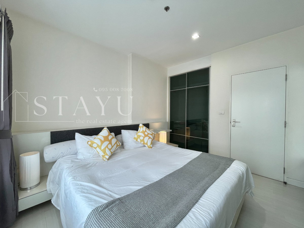 รูป 🔥🔥2 ห้องนอนที่สวยที่สุดในตึก!! ราคาช็อคโลก!! วิวเมือง!! หมดเเล้วหมดเลย!! คุณคือผู้โชคดี!! The Room Ratchada - Ladprao ติด MRT ลาดพร้าวเเละ MRT ภาวนา  - รูปที่ 4/15