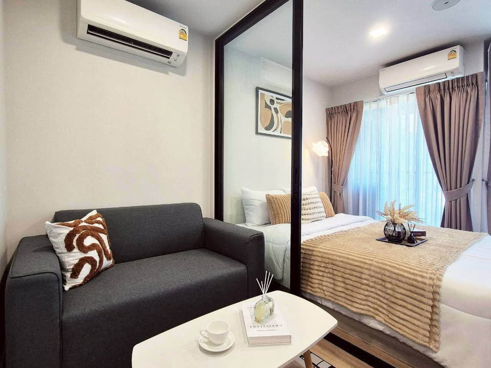 รูป 🔥 Atmoz Flow Minburi เพียง 13,000 บาท ✨ 1 ห้องนอน 25.19 ตร.ม. ชั้น 6 อาคาร B พร้อมเข้าอยู่ - รูปที่ 2/15