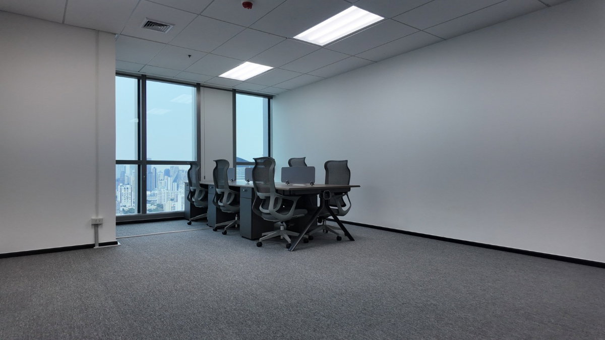 รูป WoKii @V One Tower 40ตรม พื้นที่สำนักงานให้เช่าใกล้ MRT พระราม 9 เซ็นทรัล พระราม 9 ตกแต่งครบ พร้อมเฟอร์นิเจอร์ ใช้งานได้ทันที - รูปที่ 3/6