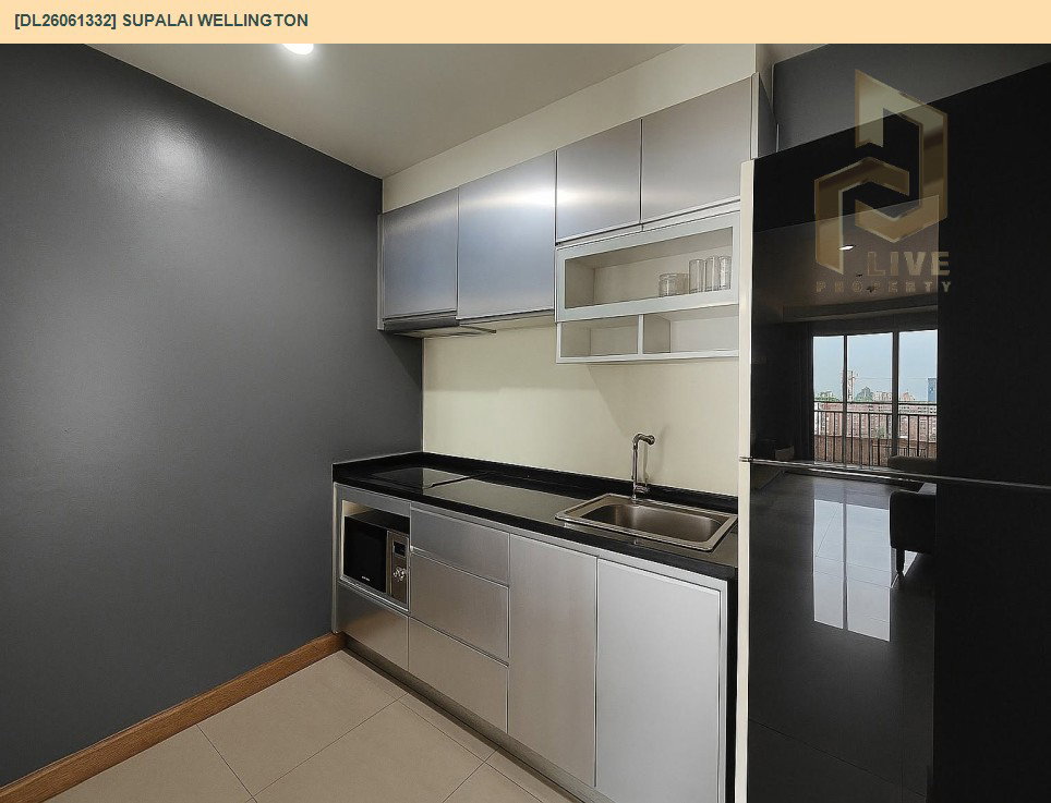 รูป DL26061332 ขายคอนโด ศุภาลัย เวลลิงตัน (Supalai Wellington) ใกล้  MRT ศูนย์วัฒนธรรม พร้อมเข้าอยู่ โทรด่วน 0614453194 LineID @952jdxxk - รูปที่ 8/8