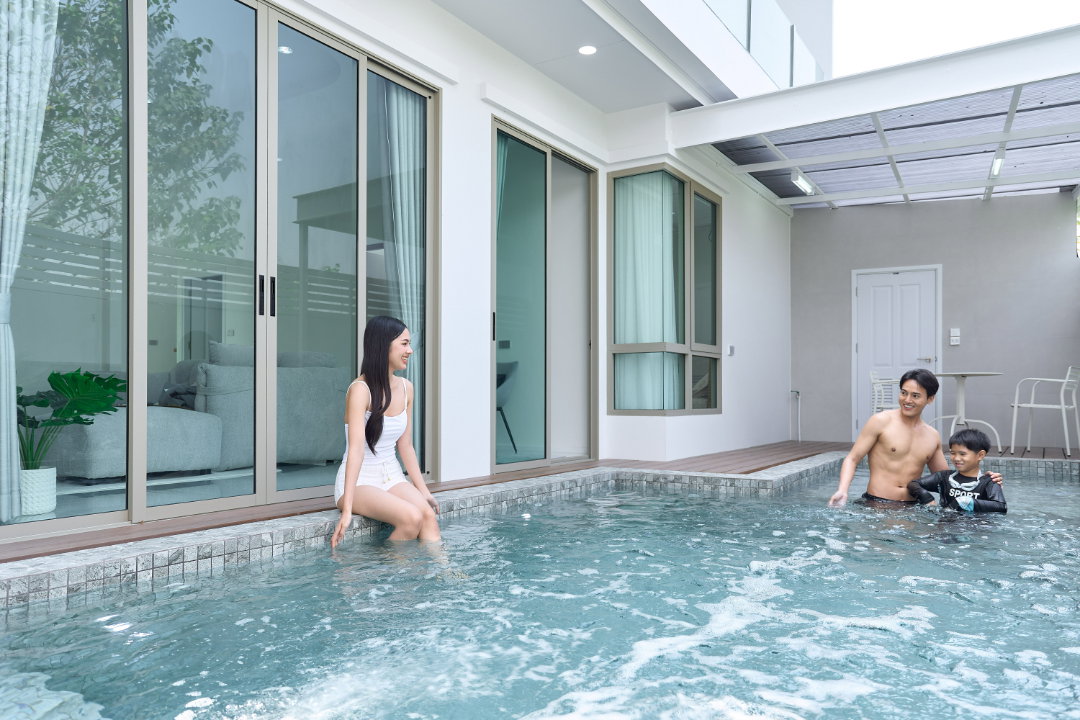 รูป ขายPool Villa สไตล์โมเดิร์น โซนแม่เหียะ - หางดง ทำเลศักยภาพ เข้าเมืองสะดวก 10 นาทีถึงสนามบินเชียงใหม่ ตกแต่งเฟอร์นิเจอร์ครบ -SW003731 - รูปที่ 14/21