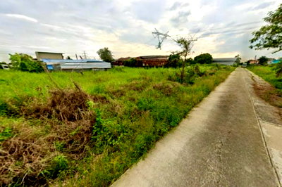 Land for sale Pathumthani : Vacant land for sale in a prime location, Soi Bueng Bon 6, Pathum Thani. Priced below market value! (N.2197)