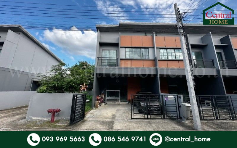 รูป ทาวน์โฮม สิริ เพลส ราชพฤกษ์ - รัตนาธิเบศร์ หลังมุม ทำเลดี ราคาถูก - รูปที่ 1/20