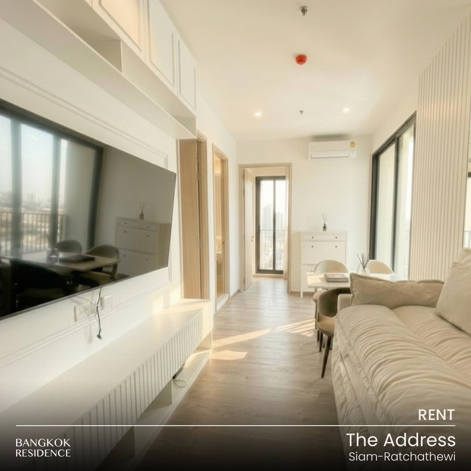 รูป เช่าคอนโด 🎯 The Address Siam-Ratchathewi 1นอน 35ตรม 35K 🛋️ ห้องสวย เฟอร์ครบ ใกล้ BTS ราชเทวี   - รูปที่ 1/6