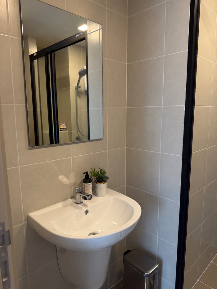รูป ห้องสวย สะอาด เฟอร์นิเจอร์ครบ พร้อมเข้าอยู่ ไลน์ n_789 📍 Condo for rent: Dcondo Vivid Rangsit, opposite Bangkok University 🏫 - รูปที่ 9/12