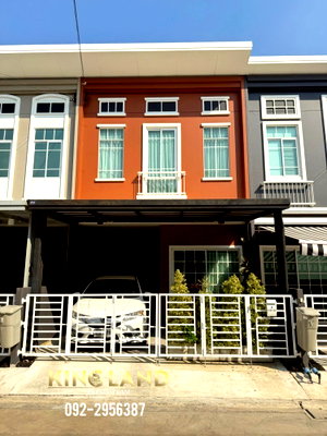 เช่าทาวน์โฮม ปทุมธานี : #ให้เช่าทาวน์โฮม2ชั้นหลังสวย ‘SIRI PLACE รังสิต 2 by แสนสิริ ดีไซน์ใหม่สไตล์เมืองอัมสเตอร์ดัม ถ.รังสิตปทุมธานี มี 3 ห้องนอน 3 ห้องน้ำ เ