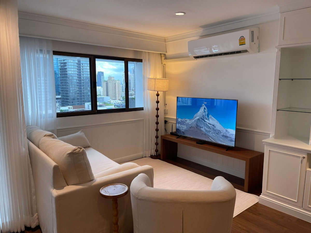 รูป *AP189* 💎Rare Duplex 93 ตร.ม. | ให้เช่า Thonglor Tower ซอยทองหล่อ 18 | 2 ห้องนอน | แต่งสวย รีโนเวทใหม่ | เพียง 50,000.-/เดือน - รูปที่ 3/19