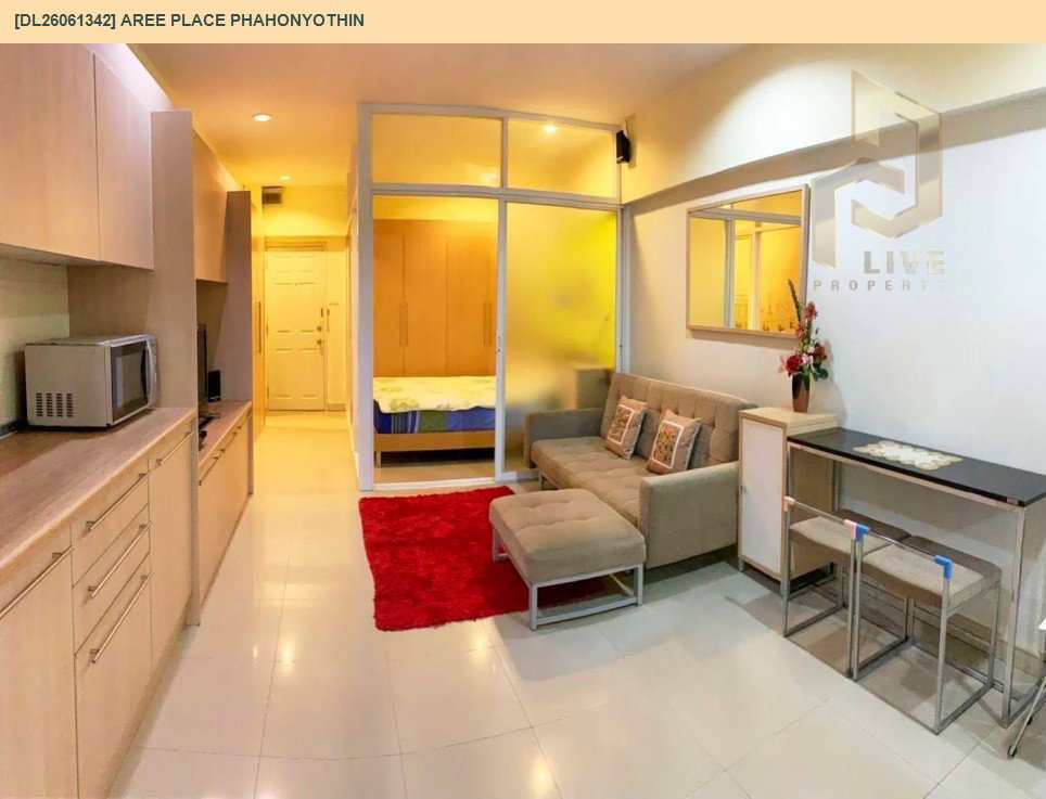 รูป DL26061342 ให้เช่าคอนโด อารีย์ เพลส พหลโยธิน (Aree Place Phahonyothin) ใกล้ BTS อารีย์ พร้อมเข้าอยู่ โทรด่วน 0638692663 LineID @952jdxxk - รูปที่ 3/7