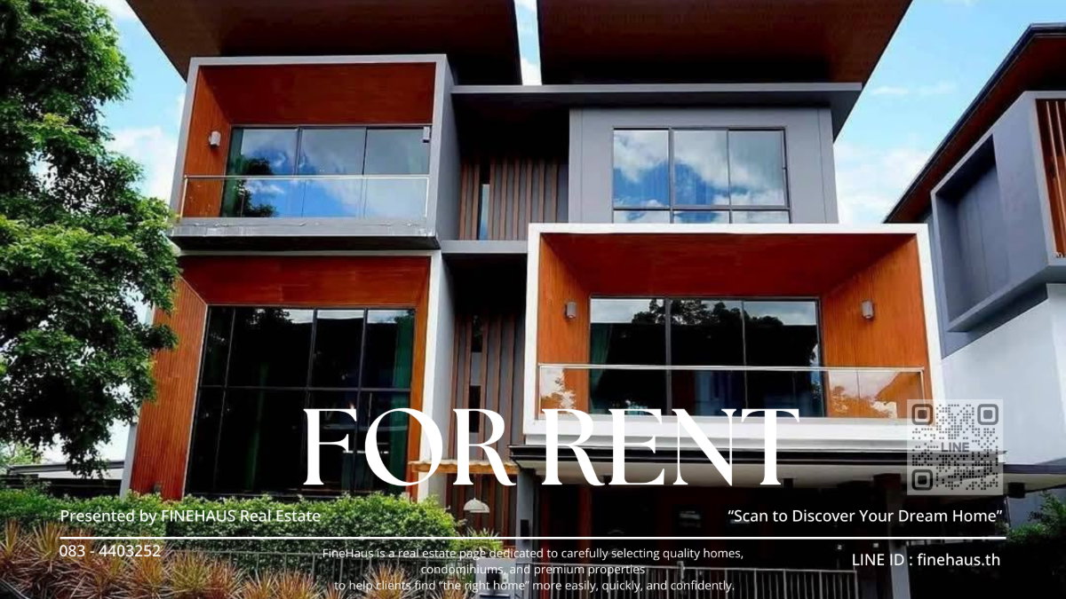 รูป R-140 ให้เช่า ✨ บ้านหรูสไตล์โมเดิร์น โครงการเอกลักษณ์ สันทราย บ้านหรูหลังใหญ่ระดับ Luxury ทำเลติดถนนใหญ่ ใกล้รวมโชค เดินทางสะดวก เข้าเมืองง่าย - รูปที่ 1/22