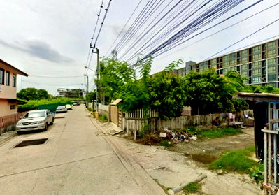 Land for sale Bangna Commercial College : Vacant land for sale, prime location, Bangna 56, near Nation TV building (N.2196)