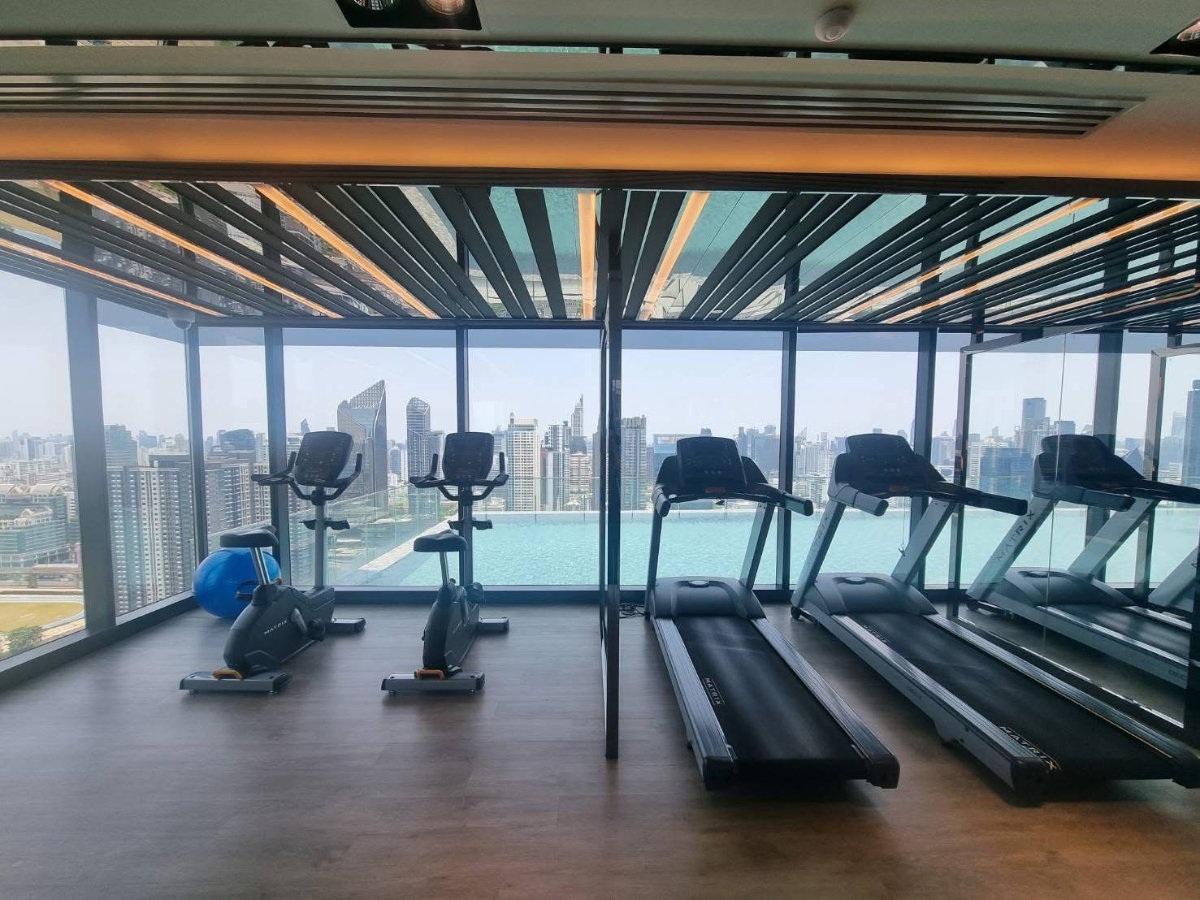 รูป (AA126) Life Asoke Hype | High-Floor Luxury Unit with Rare Open Park View | 2 Bedrooms | 30,000 THB/Month - รูปที่ 37/40