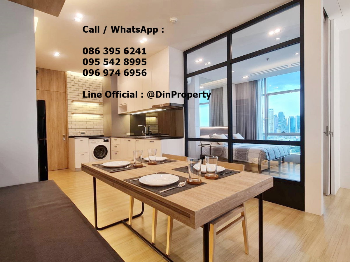 รูป ให้เช่า บ้านสาทร เจ้าพระยา (Baan Sathorn Chao Praya) , 1 ห้องนอน BTS สะพานตากสิน , ใกล้ ICONSIAM เจริญนคร สาทร พร้อมอยู่  - รูปที่ 3/6