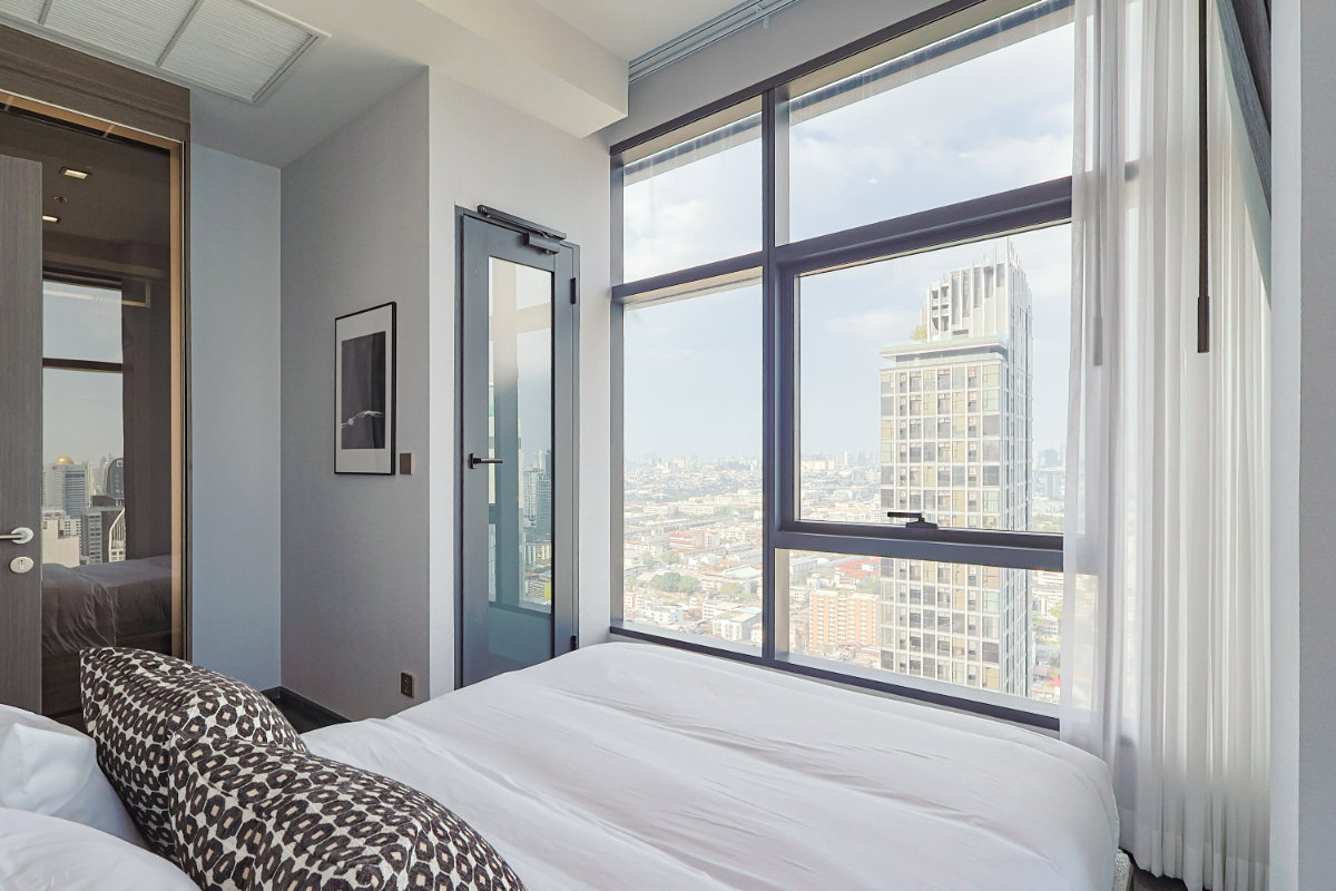 picture For Rent: Loft-Style Corner Unit at Ratchathewi Fully furnished unit two beds located on the 27th floor - 19/21