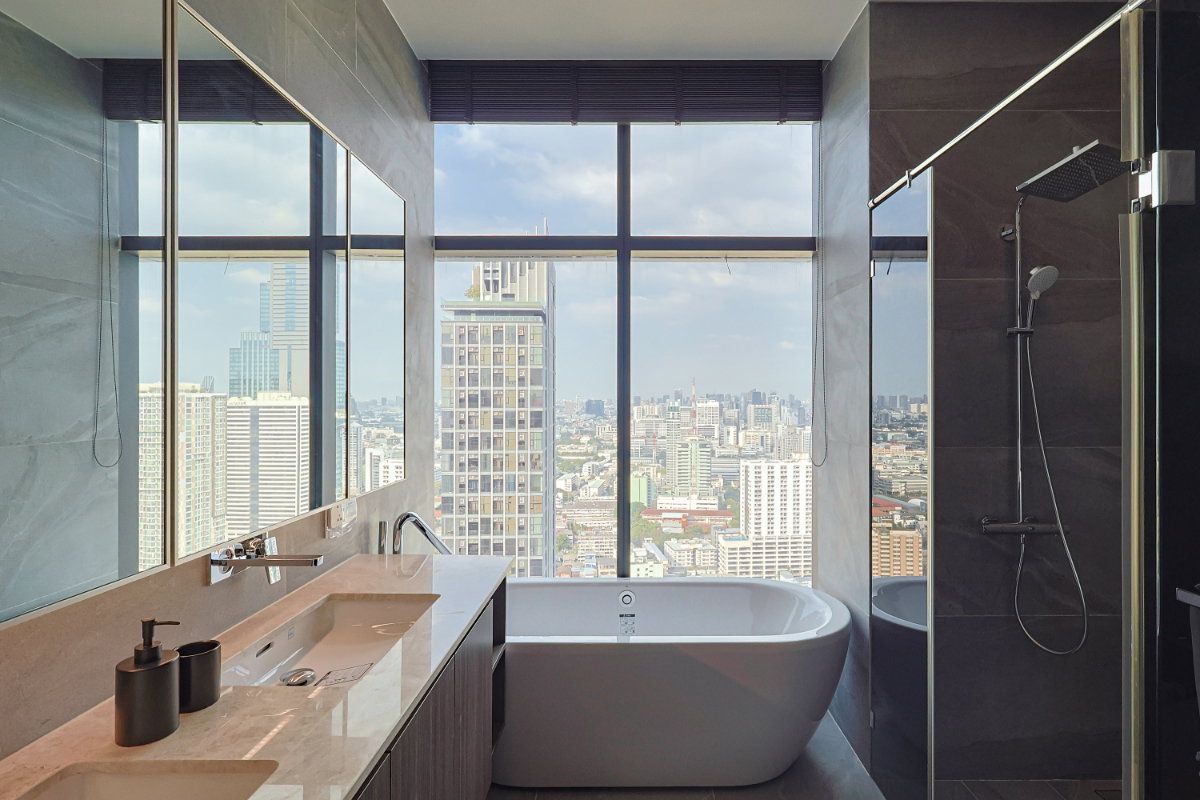 picture For Rent: Loft-Style Corner Unit at Ratchathewi Fully furnished unit two beds located on the 27th floor - 15/21