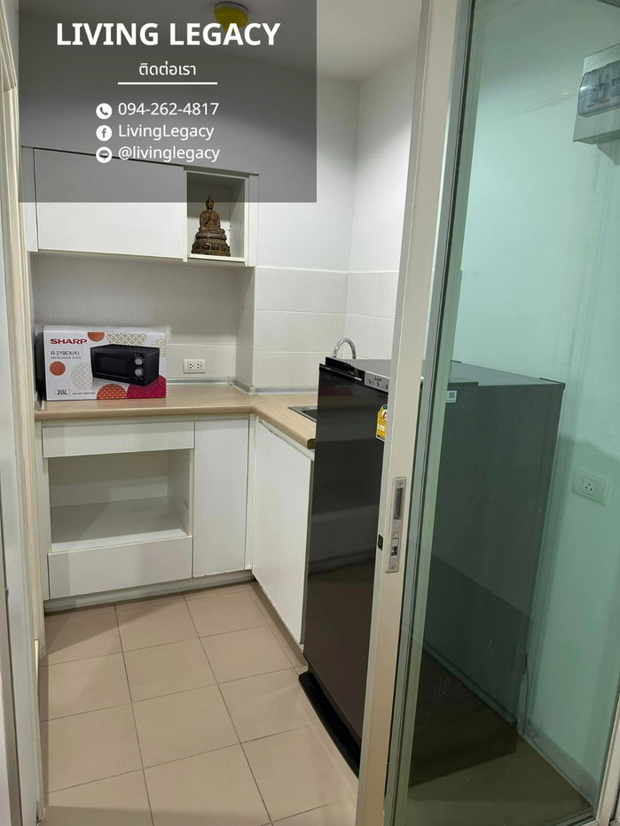รูป LSSRAUFB เช่าด่วน คอนโด Lumpini Place Srinakarin 1 นอน 32.5 ตร.ม. ชั้น 10 | ใกล้ Rich Park Triple Station 82 ม. | 13,000 บาท/เดือน | - รูปที่ 5/6