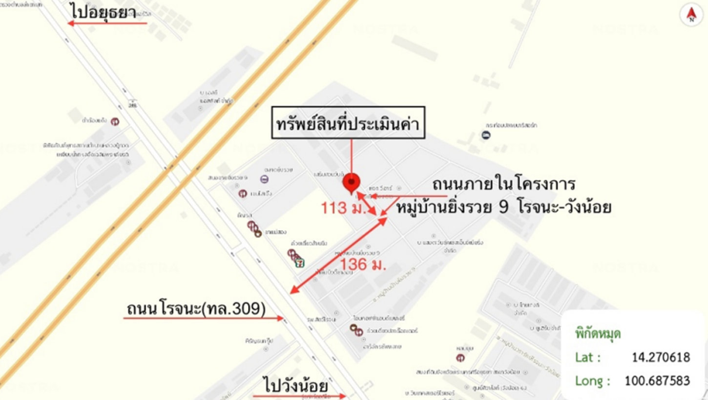 รูป ทาวน์เฮ้าส์ 30 ตร.วา ยิ่งรวย 9 โรจนะ-วังน้อย วังน้อย พระนครศรีอยุธยา 1.8M - รูปที่ 12/12