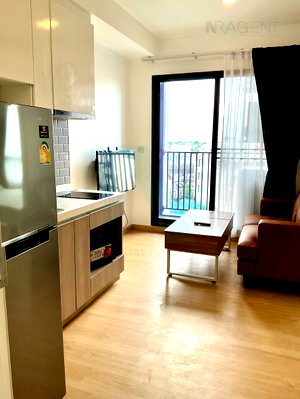 Condos for rent : 🔺 Condo for rent, The Tree Charansanitwong 30, Building B, 7th floor, 1 bedroom, 25.60 sq m, near Bang Khun Sri Market (corner unit).