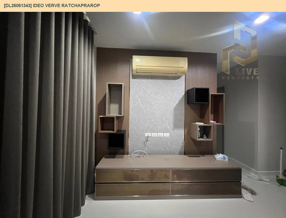 รูป DL26061343 ให้เช่าคอนโด ไอดีโอ เวิร์ฟ ราชปรารภ (IDEO Verve Ratchaprarop) ใกล้ ARL ราชปรารถ พร้อมเข้าอยู่ โทรด่วน 0653619502 LineID @952jdxxk - รูปที่ 5/16